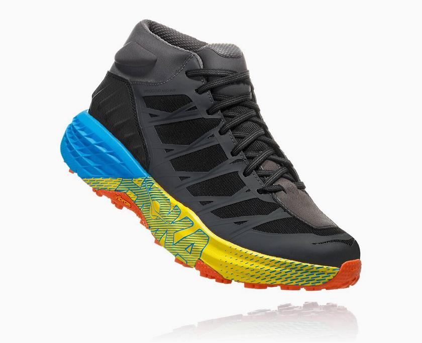 Hoka One One M Speedgoat Mid Waterproof Trail Running Shoes NZ Z341-927